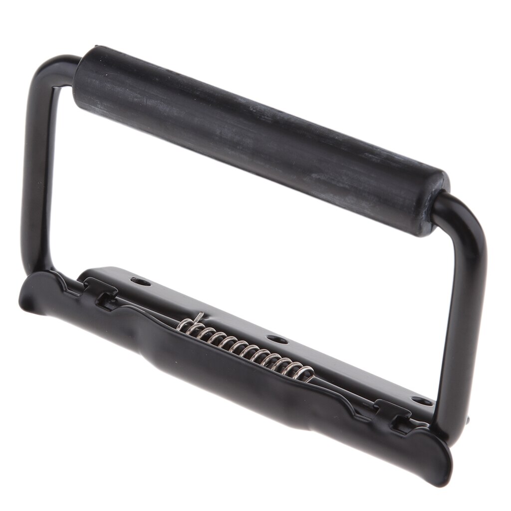 Cabinet Door Box Stainless Steel Folding Pull Handle Pulls Puller Black