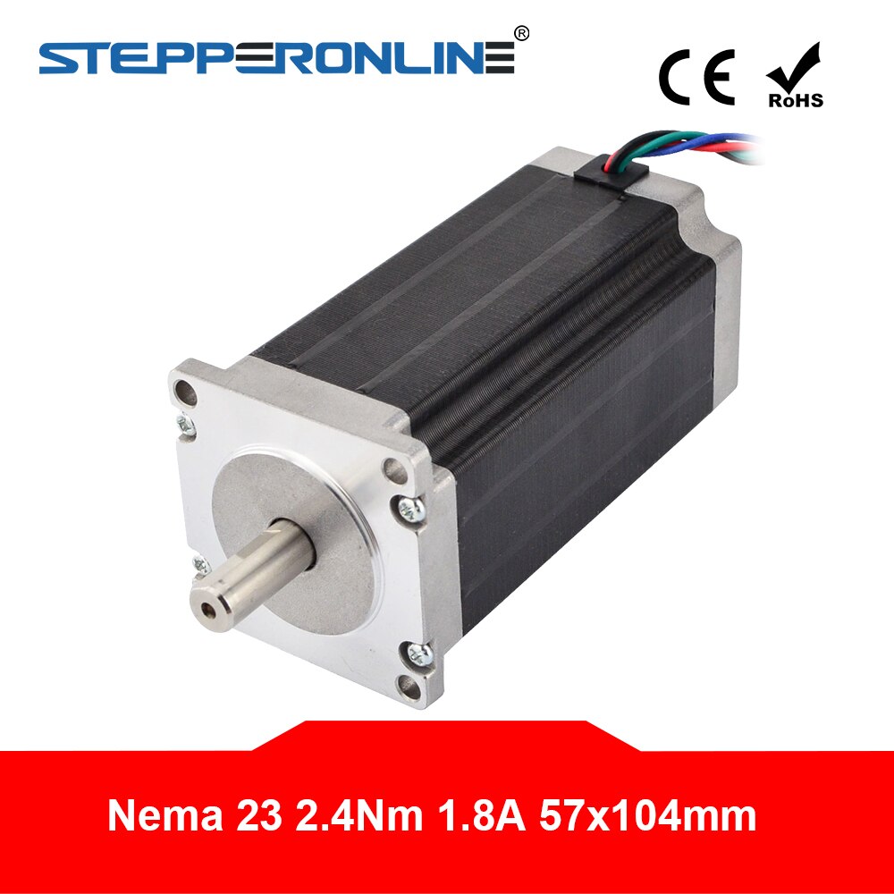 Stappenmotor 2.4Nm 1.8A 8 Mm As Nema23 Stappenmotor 4-Lood 57 Motor Voor Cnc Router Draaibank Robot