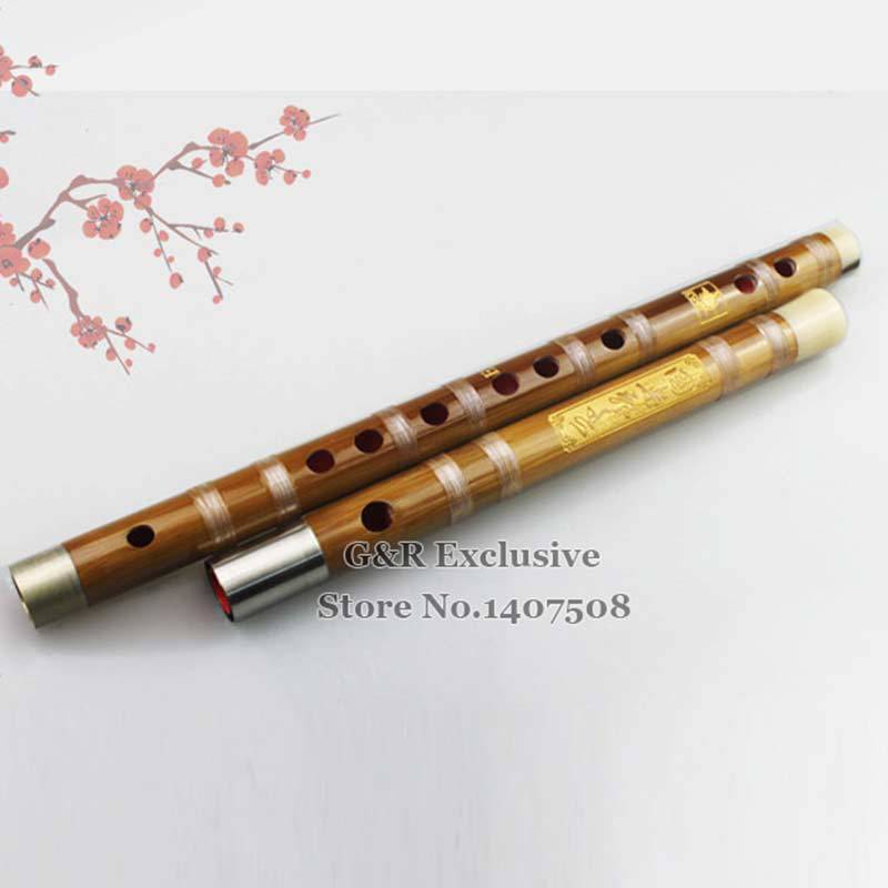 Chinese Flute Bamboo Dizi Traditional Wood wind Musical Instrument Flauta C/D/E/F/G Key With 4 Accessories