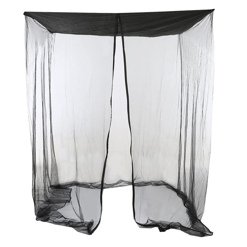 Hamac Camping Balançoire 210T Hamac Extérieur Moustiquaire Hamac Double Anti-Moustique Parachute