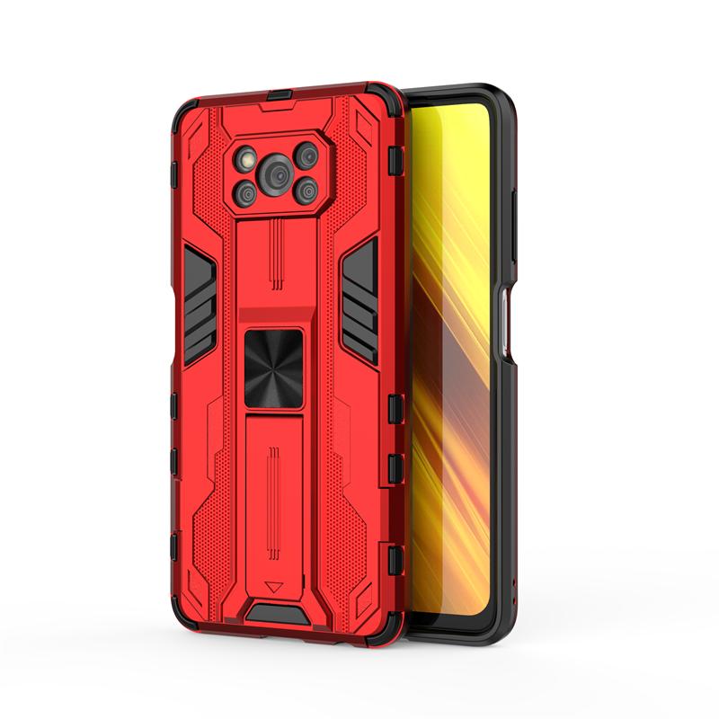 For Poco-X3 Pro Case Magnetic Kickstand Armor Camera Lens Protect Phoen Case For Xiaomi Poco X3 NFC Little X 3 PocoX3 Back Cover: CANVAS / SKY BLUE