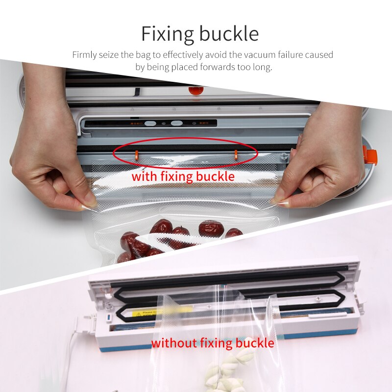 Food Vacuum Sealer Packaging Machine With 10pcs Bags Free Vacuum Food
