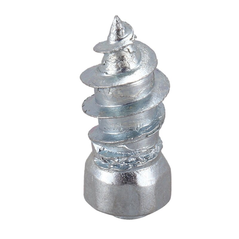 100 pièces 15mm/0.59 pouces acier roue pneu goujon vis neige pneu pointes pour voiture Auto SUV ATV neige clou anti-dérapant vis