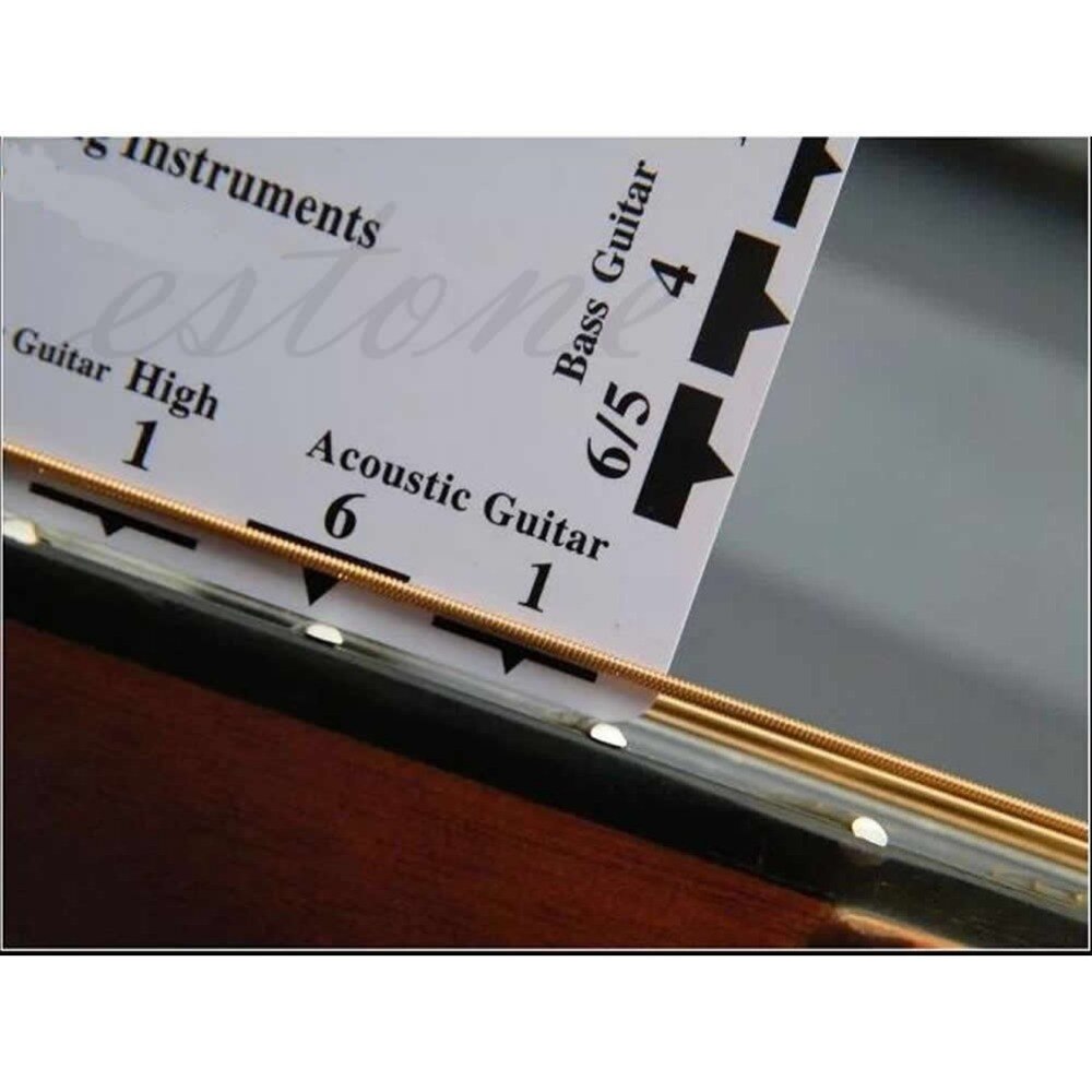 Guitar Bass Fritz Ruler String Pitch Ruler Action Ruler Card Vernier Caliper Guitar measuring card