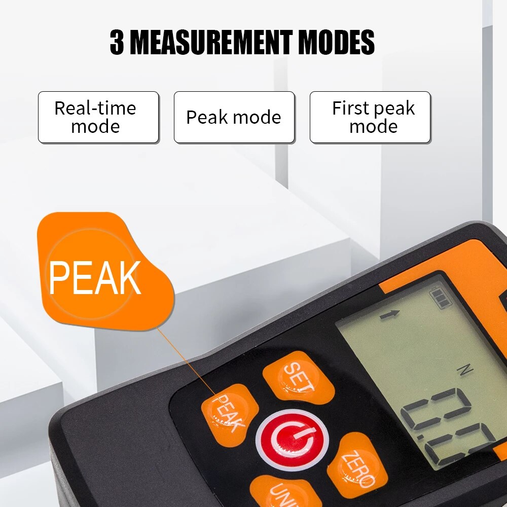 Digital Force Gauge Spring Push Pull Gauge Portable Push Pull Tester Measuring Instrument Dynamometer 500N Force Test Equipment