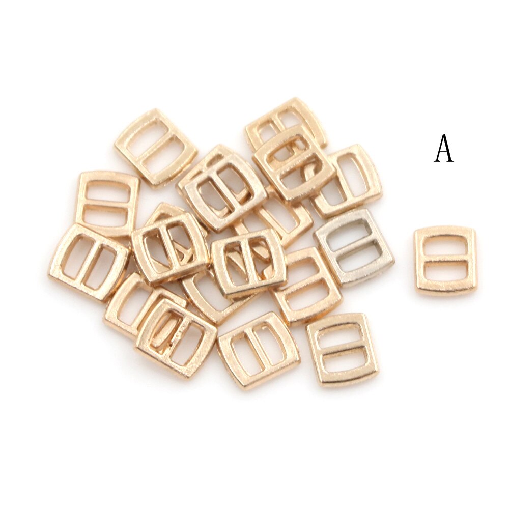 Najnowszy 10 sztuk mini tri-poślizg 3 mm ultra-małe klamry pasa ubranka dla lalki przyciski klamerka robić butów lalki blyth akcesoria robić odzieży: A