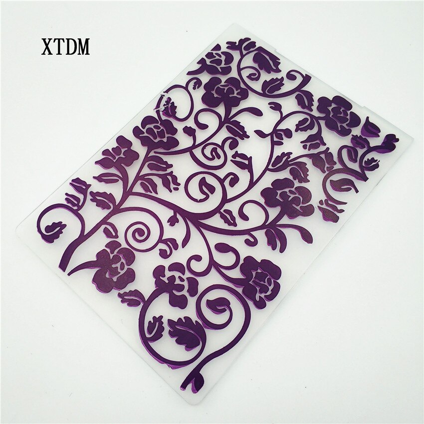 plastic bloom flower template craft card making paper card album wedding decoration scrapbooking Embossing folders