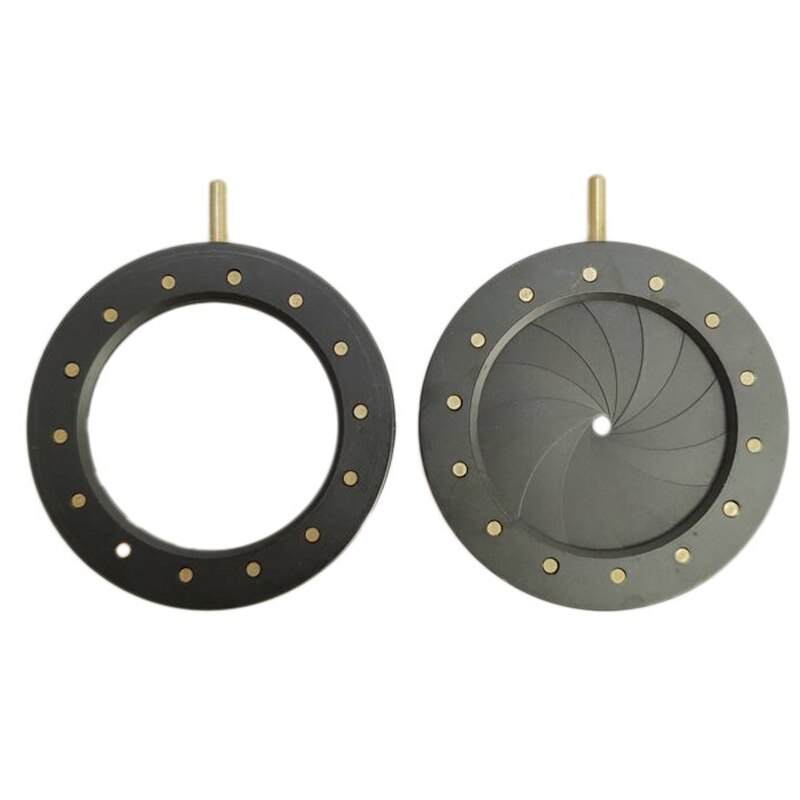 1.5-25Mm Aperture Variable Optical Iris Diaphragm Camera Light Condenser Microscope Accessory 14 Blades
