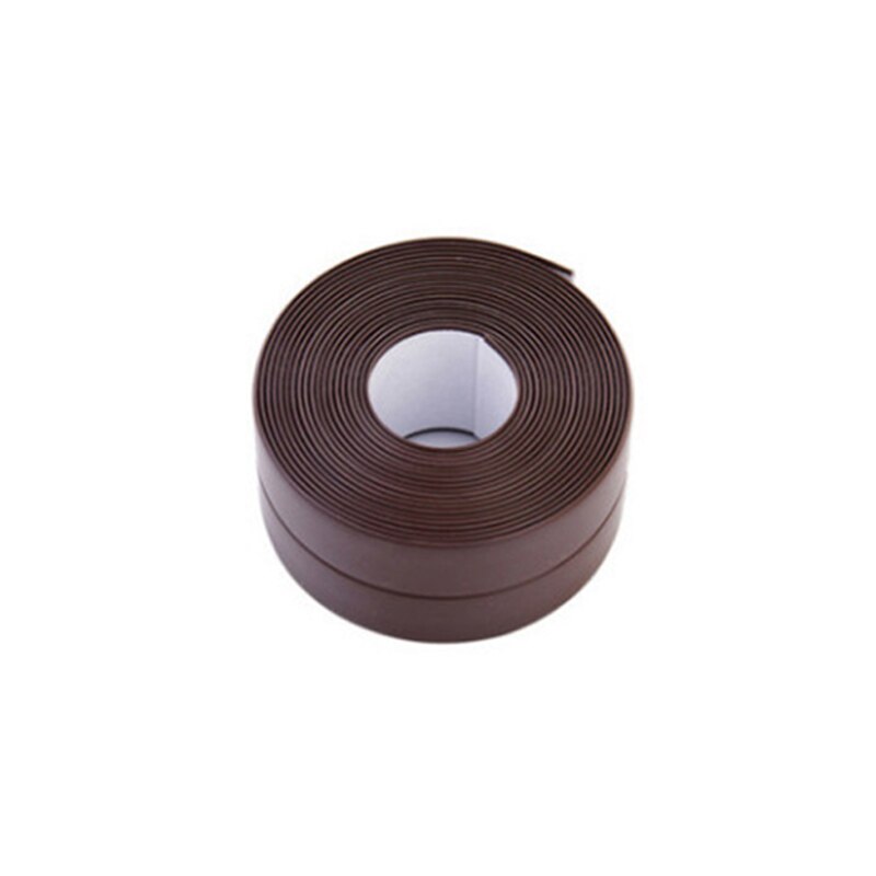 3.8cmx3.2m Self-adhesive Kitchen Bathroom Ceramic Stickers Tape Waterproof Anti-moisture Pvc Wall Corner Line Sink Sticker: Auburn