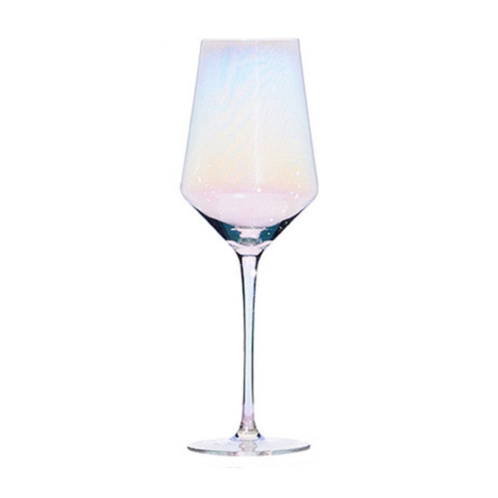 Bæger regnbue kop farverig krystal champagne glas farve rødvinsglas ionbelægning vinglas: B