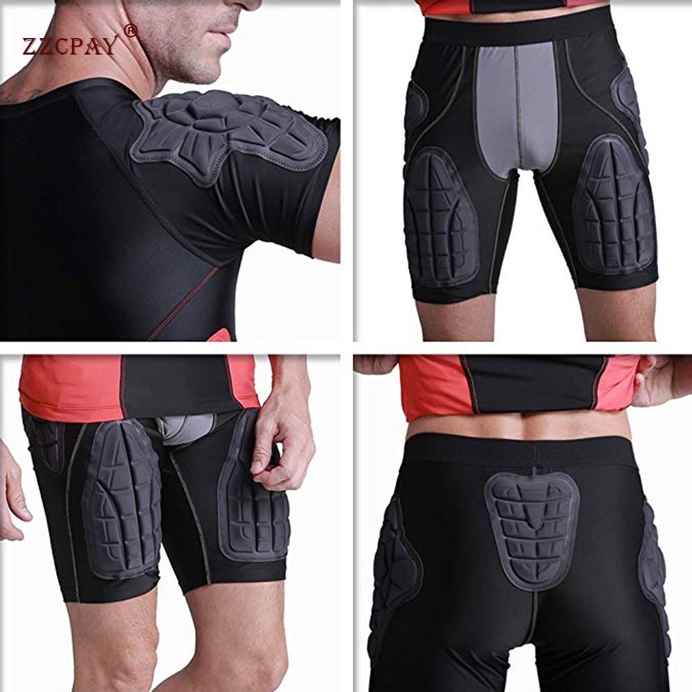 Combinaison de Rugby pour hommes, combinaison de protection du Football, genouillères, coudières, équipement de sport, vêtements incassables, armure