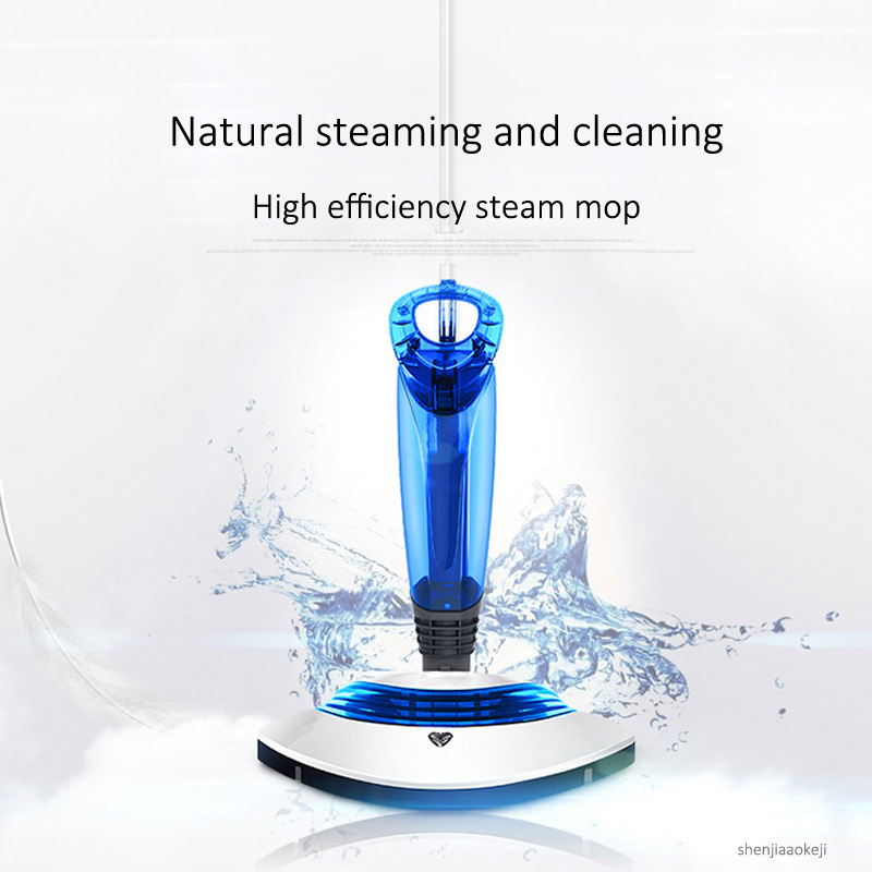 GIMOCOOL Vadrouille Ronde Électrique Sans Fil 180° - Nettoyage Rotatif Murs, Plafonds Et Sols, Rechargeable Blanc