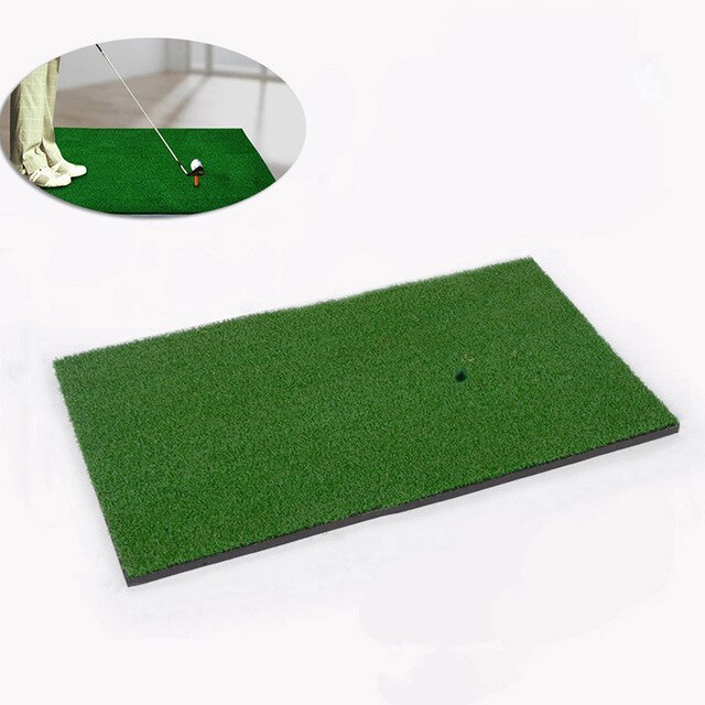 Indoor Golf Mat Training Hitting Pad Practice Rubber Grass Mat Backing Green Golf Training Tools Backyard 30x60cm: 3