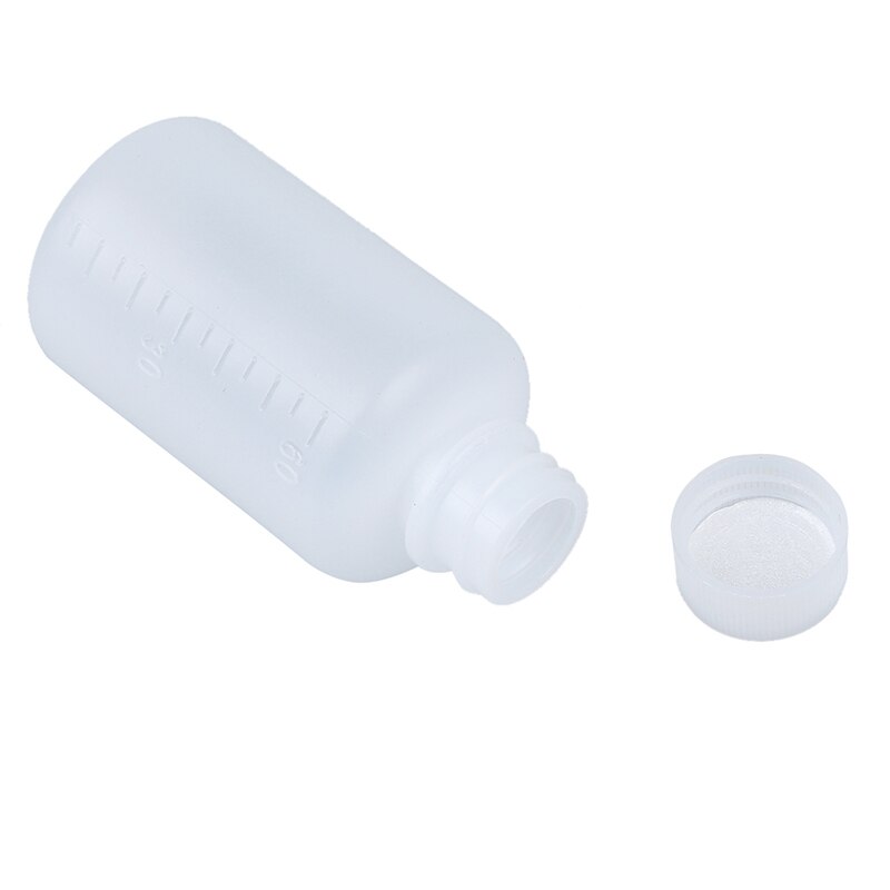 60ml Klare Kunststoff Zylinder Geformt Chemischen Mittel Flasche 5 Stck
