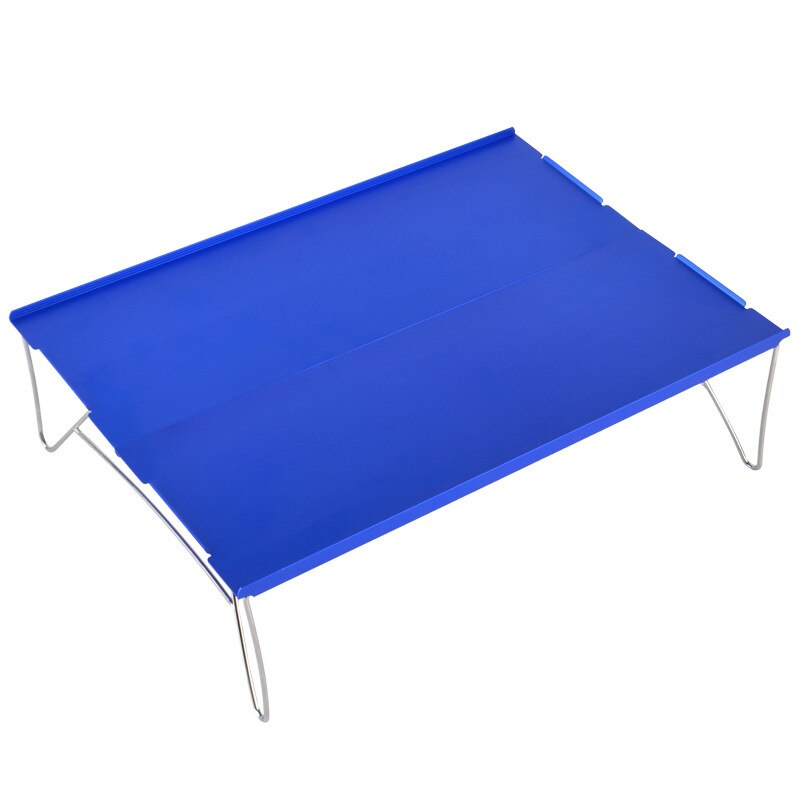 Mini folding table climbing hiking portable folding table aluminum alloy folding tea table outdoor camping barbecue table: Color 3