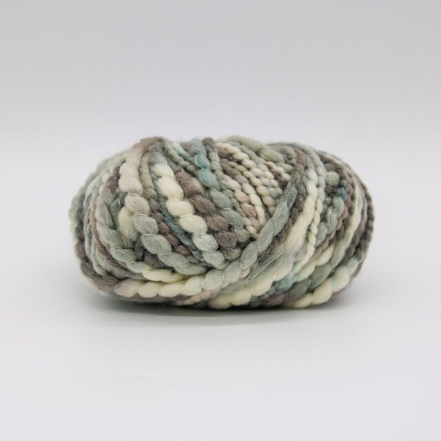 Holaroom 50G/Bal Segment Geverfd Wol Garen Fancy Garen Handwerk Hoed Sjaal Kleding Gebreide Haak Garen Diy Hand breien Draad