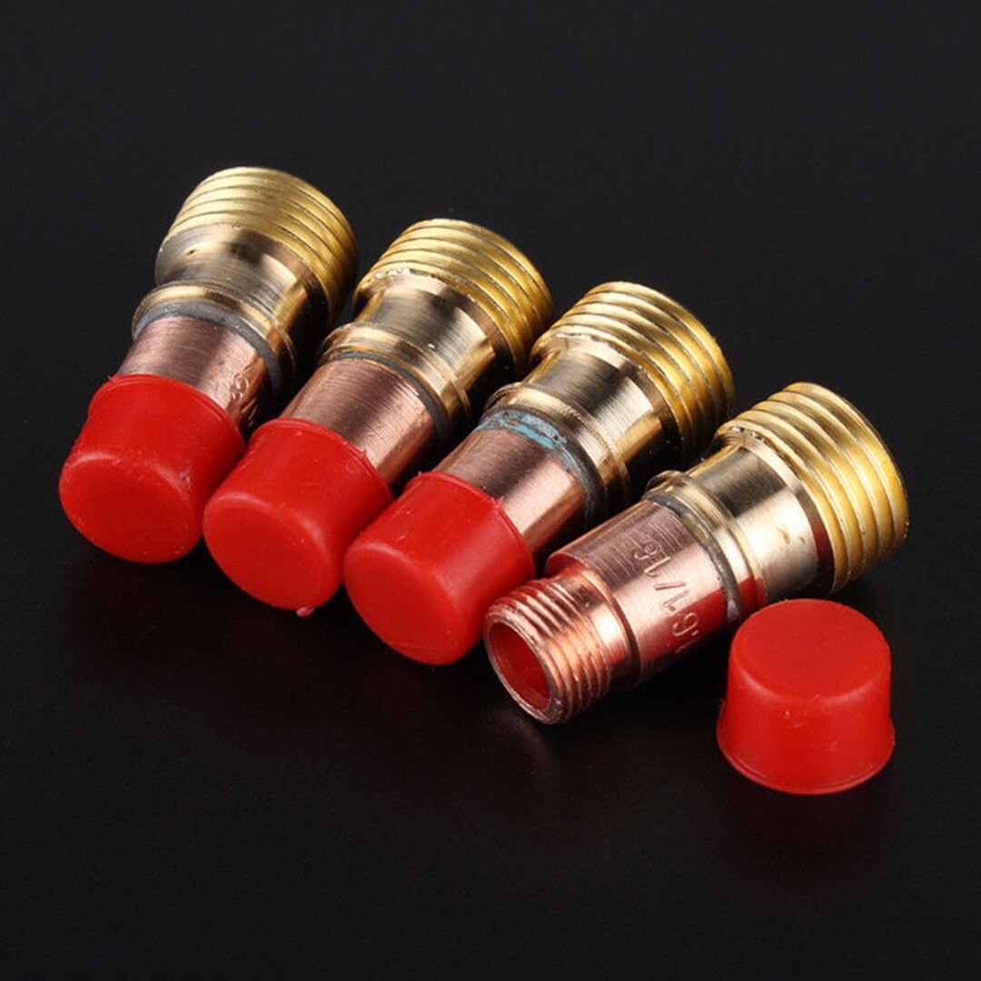 30pcs/Lot TIG Welding Kit Welding Torch Stubby Gas Lens Glass Cup Tungsten Needle For WP17/18/26 Welding Accessories