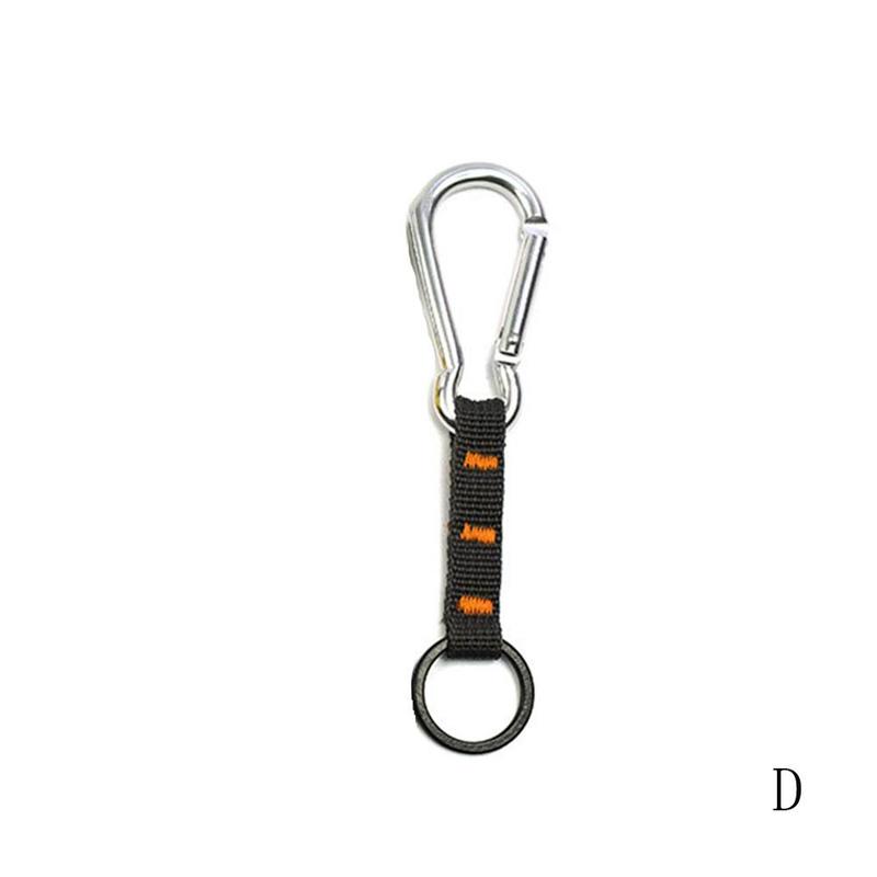 Mochila De Soporte para Llavero cinturón mosquetón colgante Clip hebilla gancho tres anillos combinación bolsa de deporte