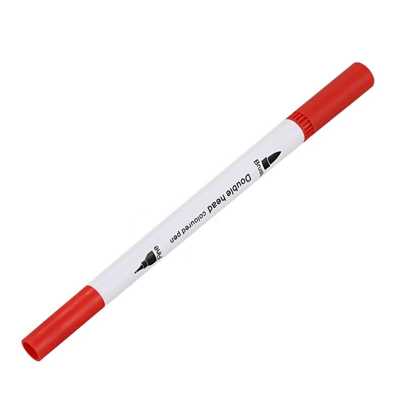 36 penselpenner med til tupper kunstmarkører pensel fargepenner med finne tupp til voksne fargebok tidsskrift notatskrivingsplan