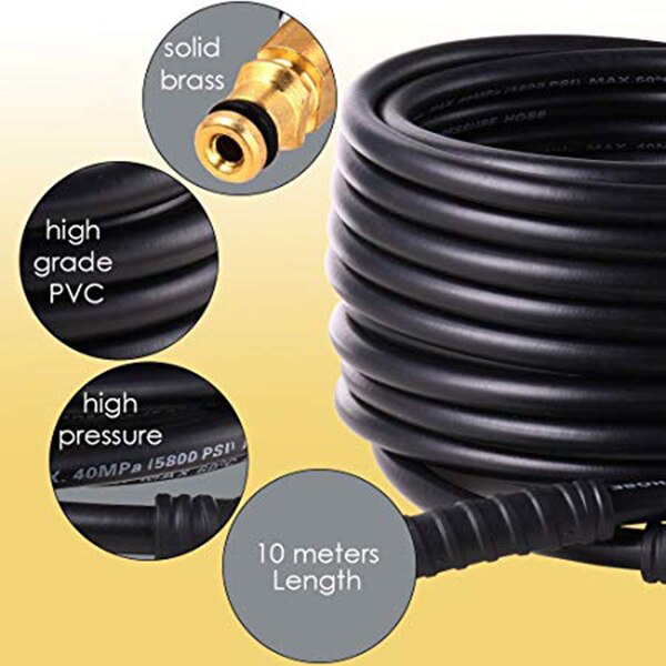 Manguera de lavado de alta presión para KARcher K2, K3, K4, K5, K6 y K7, 10M