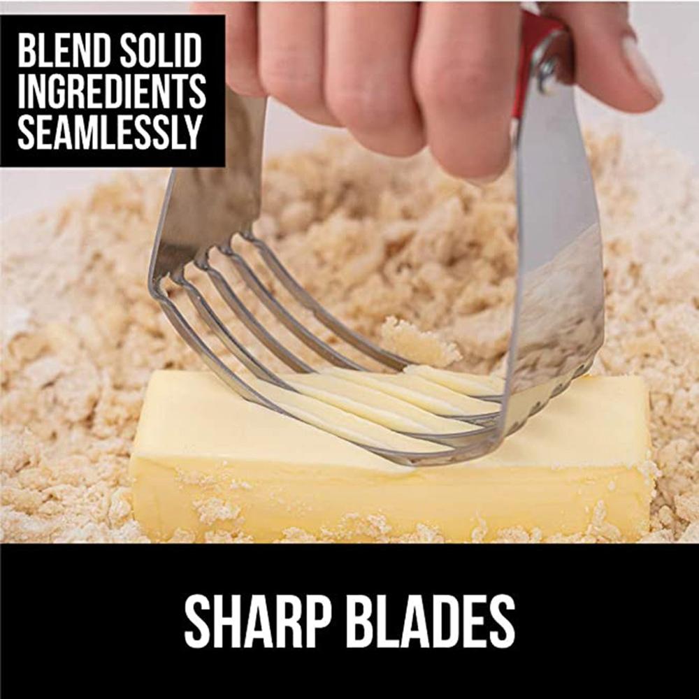 Baking Mixer Manual Confection Durable Butter Baking Tool Dough Blender Flour Mixer Stainless Steel Anti Slip Chef Pastry Cutter