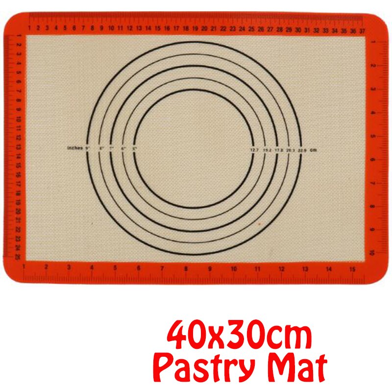 Macaron Silicone Baking Mat Pad Carpet 40x30/60x40 Non-stick Oven Cooking Dough Rolling Mat Tool Bakeware Pastry Accessories: 40x30 Pastry Mat