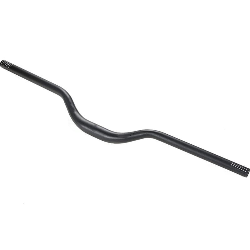 Mountainbike stuur Crossfiets Aluminium stuur Mountainbike Speed Down Zwaluwstuur Opvouwbaar zwaluwstuur: WHITE