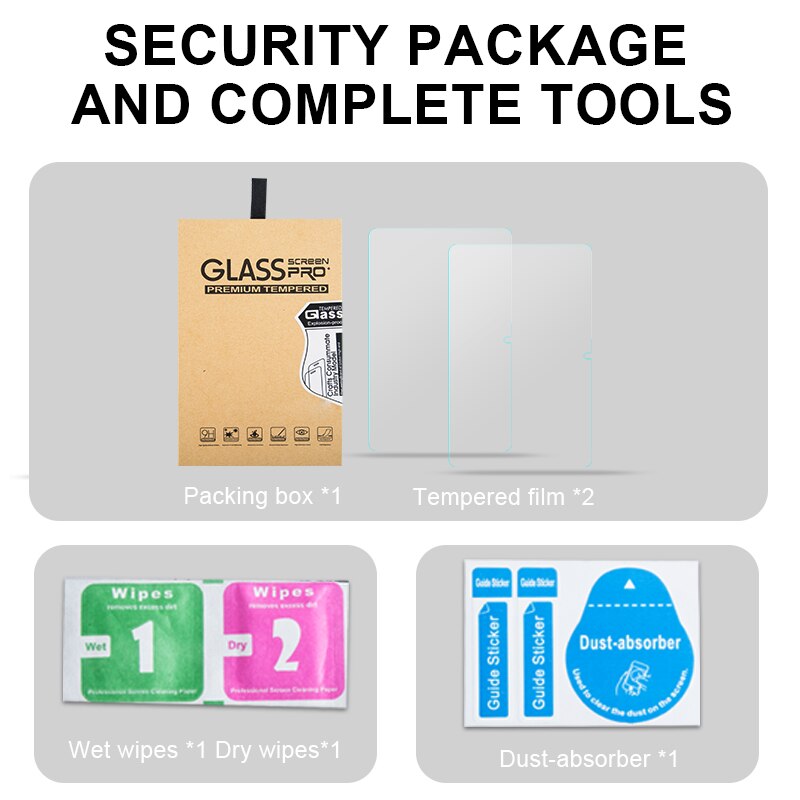 Gehard glas voor huawei matepad 10.4 bah 3-w09 screenprotector krasbestendig hd-folie 2 stuks