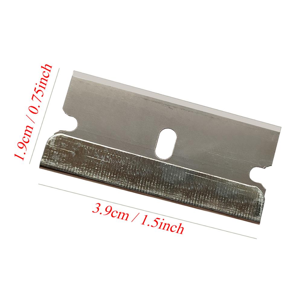 Window Tint Tool Ceramic Glass Oven Paint Razor Scraper Glue Sticker Clean Removing Squeegee 1.5&quot; Blade Plastic handle E12+20M