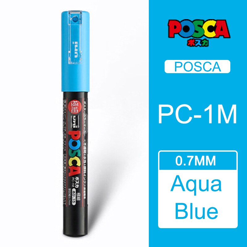 1 pc Uni Posca POP PC-3M Farbige Malen Kunst Marker Stifte Medium Spitze 0,9-1,3mm 24 Farbe Optional schule Schreibwaren Büro Liefert: 19