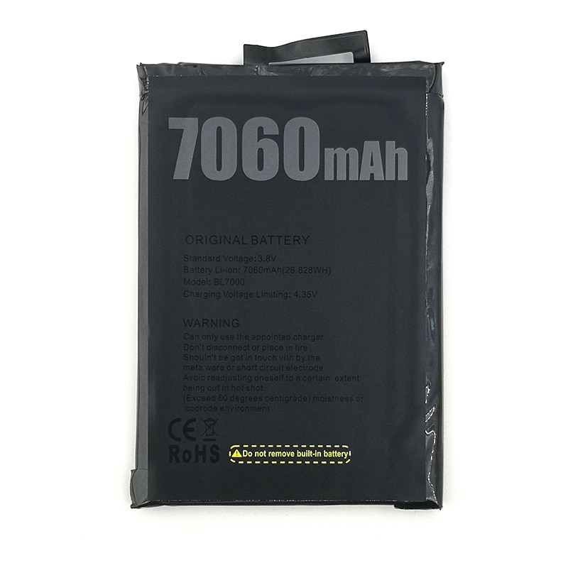100% Original 7060mAh BL7000 Battery For Doogee BL7000 Mobile Phone In Stock Latest Production Battery