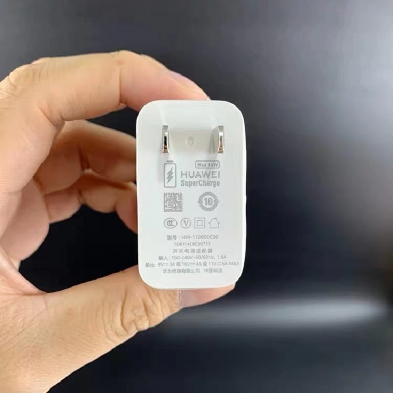Originele Huawei Mate40pro Usb Charger Muur Travel Supercharge 66W Max Usb 6A Type C Kabel Voor Mate30 40 P40 pro Nova8 Se