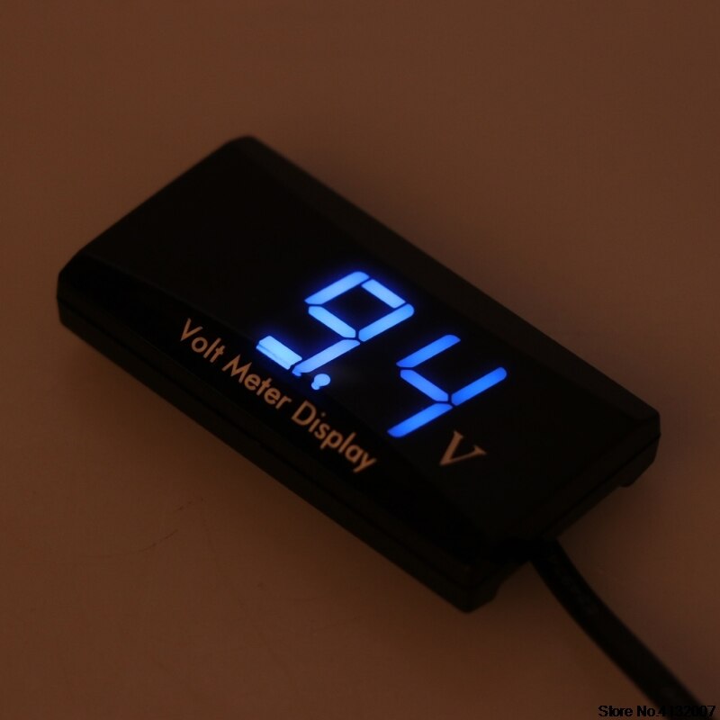 Digitale Display Voltmeter Dc 8-16V Led Voltage Meter Volt Voor 12V Auto 'S Voertuigen