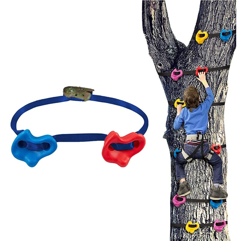 -Rock Climbing Holds for Safety Ninja Tree Climbing Holds for Kids and Adults Climber Training Equipment: Default Title