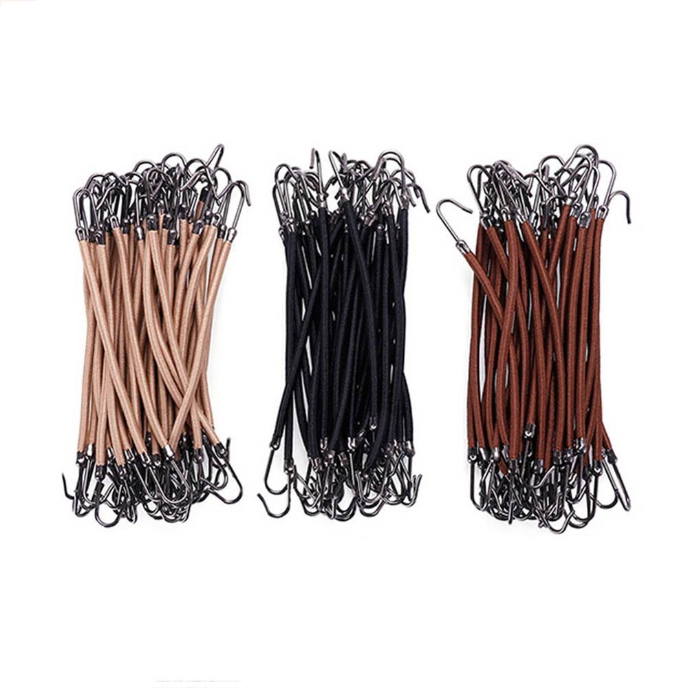 Bandas elásticas para el pelo para mujer, 5/15/18/24/30 Uds., goma con gancho, soporte para Coleta, coleta elástica gruesa/rizada, herramientas de estilismo para el cabello #280672