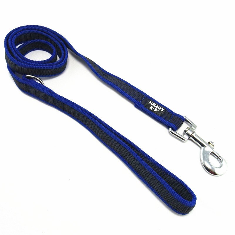 Pet Dog JULIUS K9 Harness Collar Nylon Training Traction Rope Leash Medium Large Dog Traction Belt Strong Outdoor: 2m / Blue