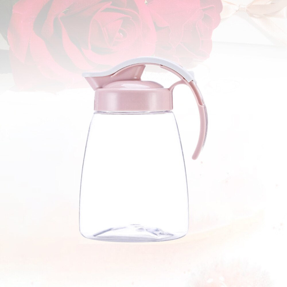 Getränke Lagerung Container Wärme Kälte Wasser Krug Kunststoff Saft Krug Haushalt Teekanne Wasserkocher-Größe L (Rosa): Rosa