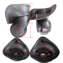 Roues de bagages de rechange pour valises réparation main Spinner roulettes pièces chariot remplacement caoutchouc A08