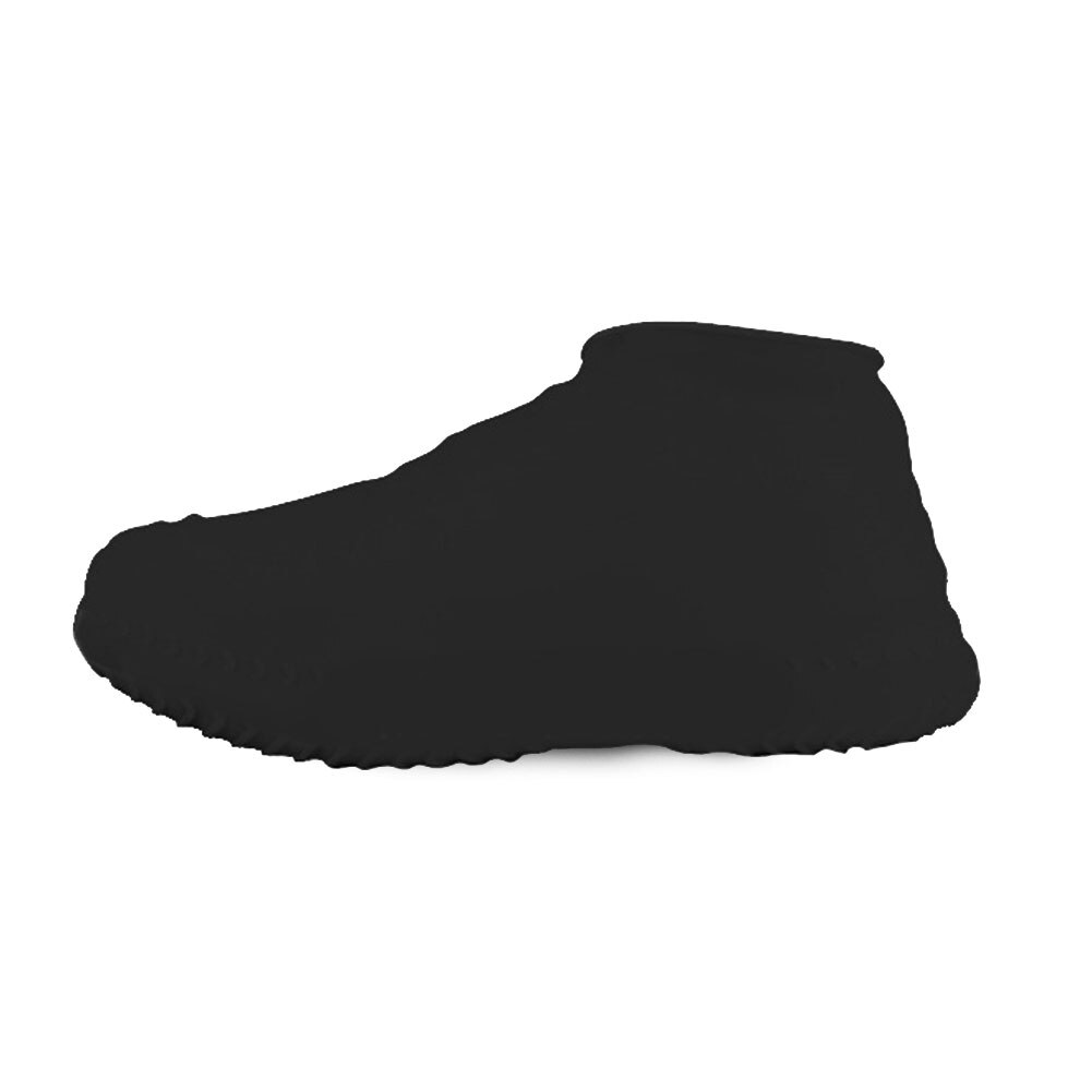 Wodoodporne pokrowce na buty kolarstwo deszcz wielokrotnego użytku silikonowa elastyczna ochrona antypoślizgowa na zewnątrz FK88: Black / 4