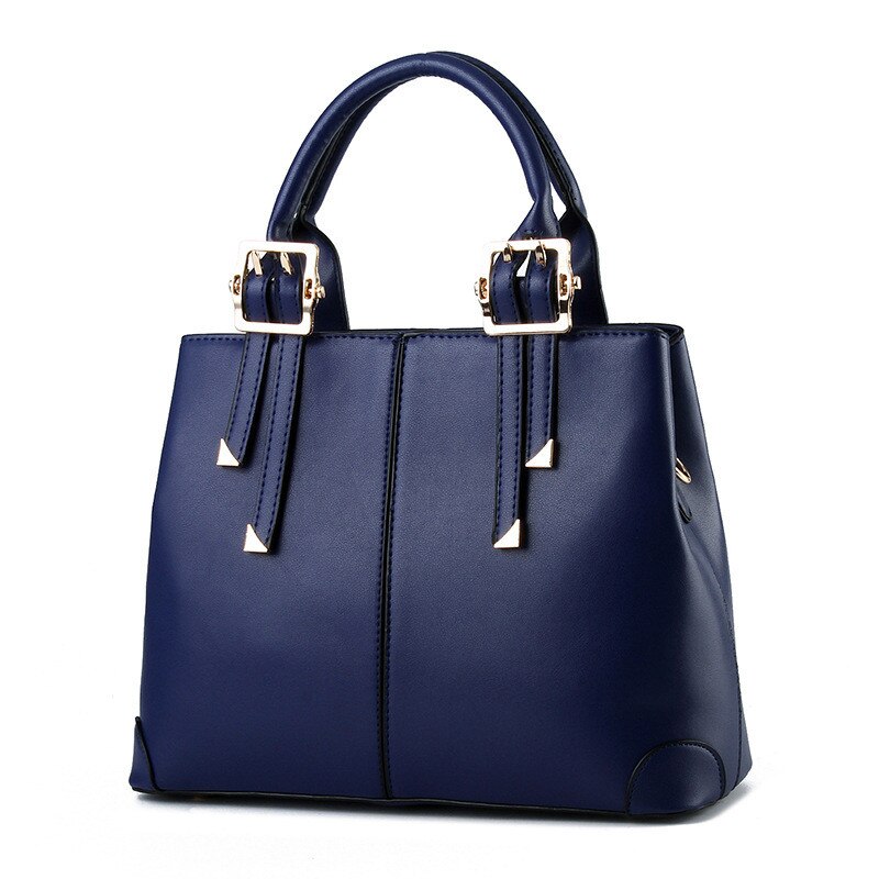 Femmes sac concepteur nouvelle décontracté femmes sacs à main de luxe sac à bandoulière PU Style coréen grande capacité: Royal blue