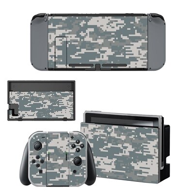 Cool CS Camouflage Sticker Vinyl Skin For Nintendo Switch NS Console Controller Protector Classic Cover Decals: YSNS0112