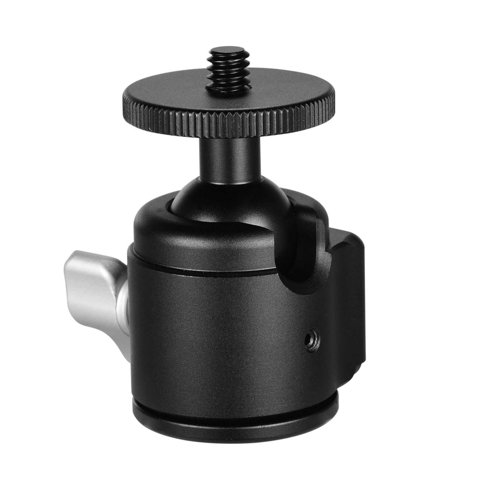 Mini Ball Head Camera Tripod Head CNC Technology 5KG with Cold Shoe Mount Universal 1/4inch Screw Thread for DSLR SLR Tripod