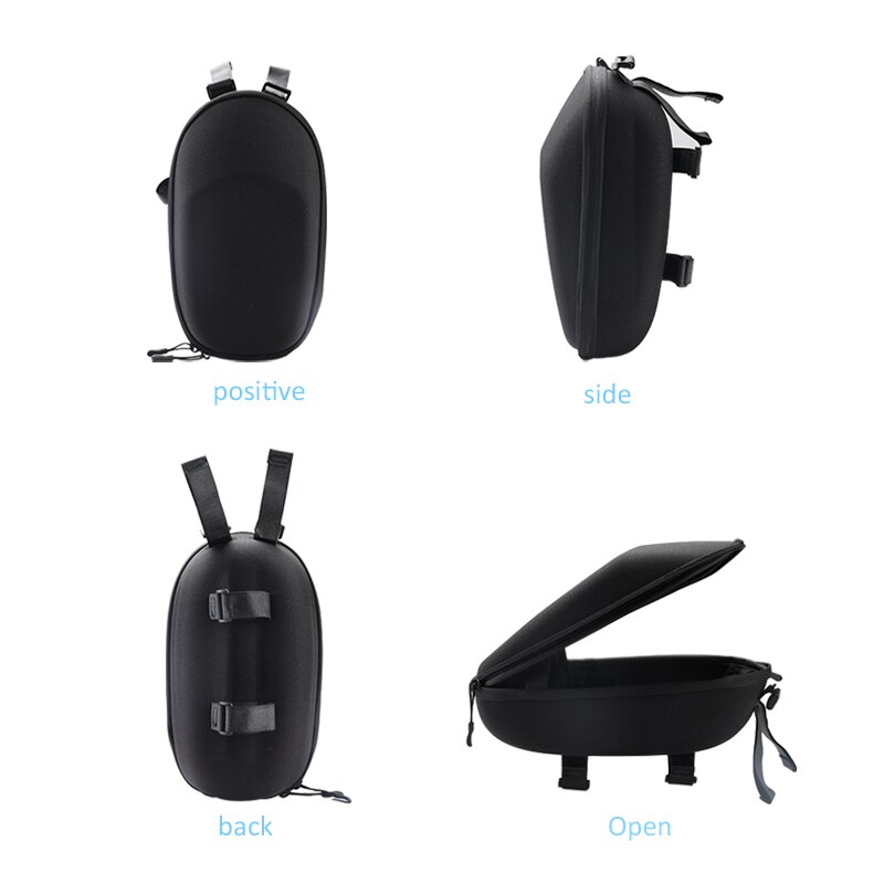 Estojo de transporte para xiaomi m365, substituição para scooter elétrico, bolsa de transporte frontal, guidão montado, zíper, estojo de eva