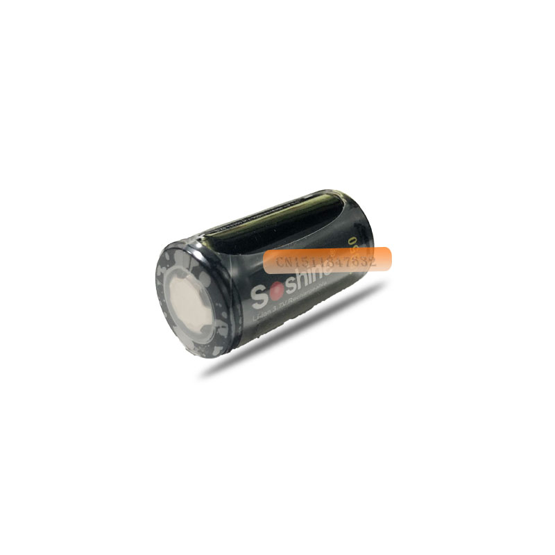 2 uds Soshine 18350 batería 1000mAh 3,7 V recargable de Li-Ion de la batería con batería de almacenamiento de protección de la Caja