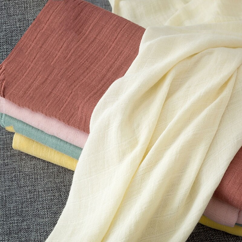 1Pc 120cm*120cm Bamboo Cotton Swaddle Blanket Muslin Baby Blankets Infant Swaddle Towel For Newborns Baby Wrap Kids Bed Sheet