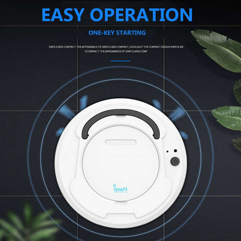 1800 Pa Multifunctional robot vacuum cleaner, 3-In-1 Auto Rechargeable Smart Dry Wet Sweeping Robot Vacuum Cleaner D8