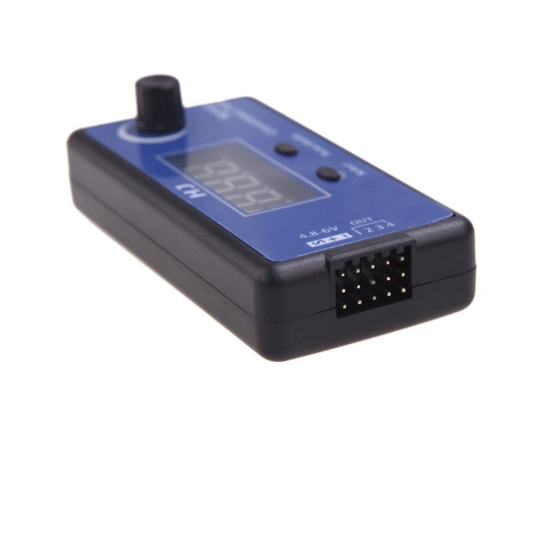 Digital 1-4s Servo Tester/ESC Consistency Tester for RC Airplane DC 5-6V 3 Modes Steering Gear Measurement for RC