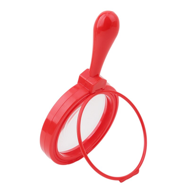 5 Colors Plastic Stand Magnifier High-Grade Optical Lens Magnifying Glass Reading Plastic Magnifying Glass For Children