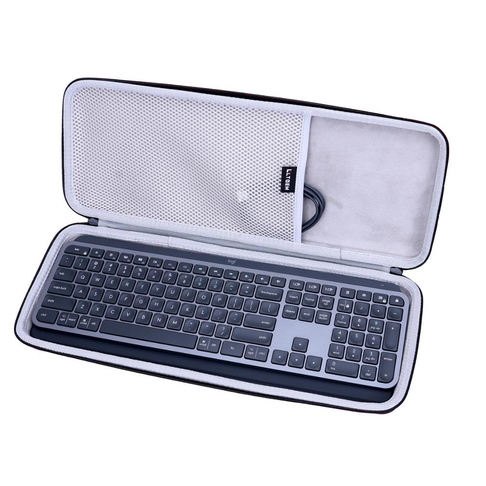 LTGEM-funda rígida EVA para Logitech MX teclas, teclado iluminado inalámbrico avanzado