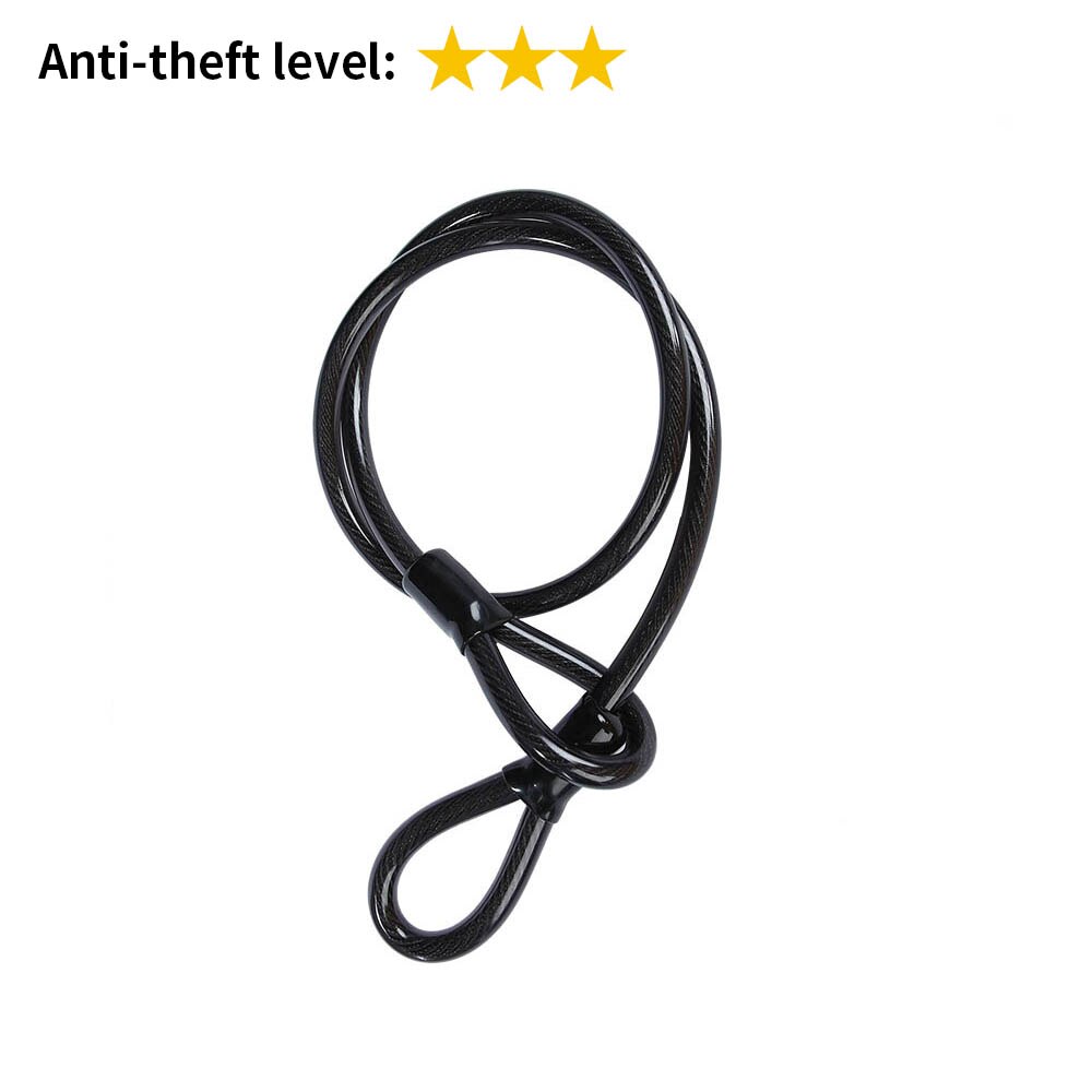 Candado en U de Fuerte seguridad con Cable de acero para bicicleta, combinación antirrobo, accesorios para bicicleta de montaña, carretera, motocicleta, cadena: STYLE 8